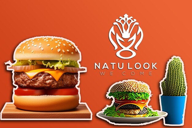 PSD anúncios de hambúrguer mockup_burger mockup