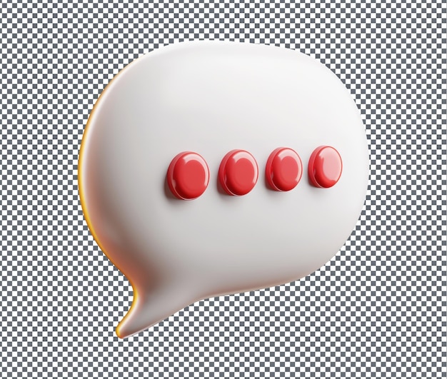 Anwendbare Chat-Bubbles, die auf durchsichtigem Hintergrund isoliert sind
