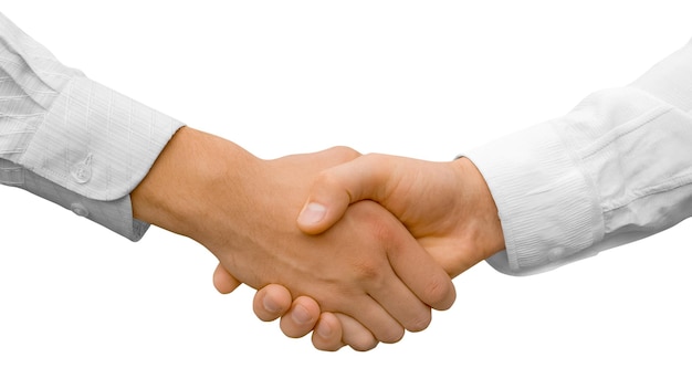 aperto de mão de dois empresários em um fundo png