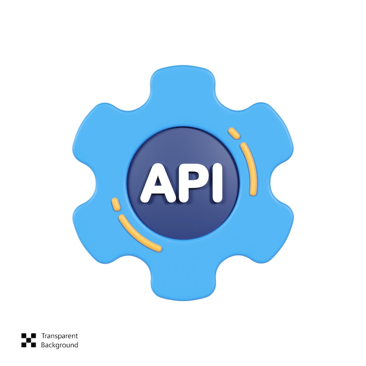 PSD api 3d icon