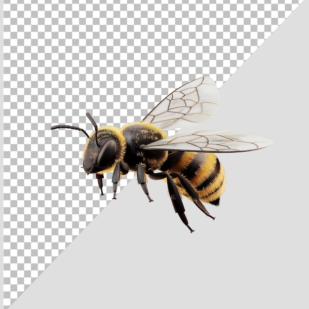 api 3D su uno sfondo trasparente