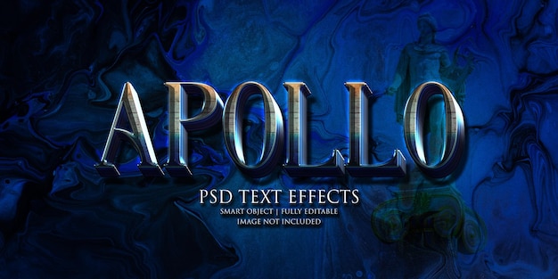 PSD apollo text effect