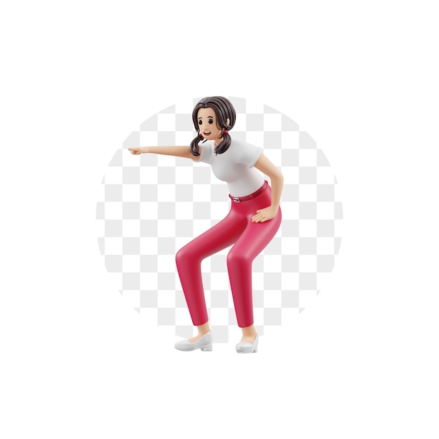Apontando para o caráter feminino