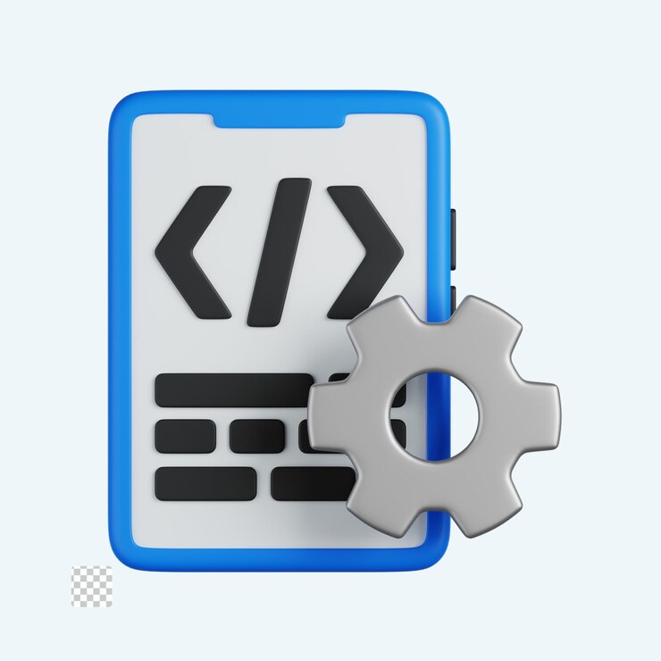 PSD app devolopment 3d icon