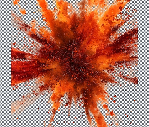 appalling abstract explosion burst isolated on transparent background