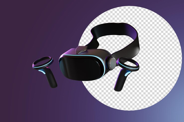 Appareil Vr flottant dans les airs