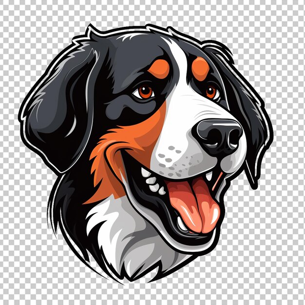 PSD appenzeller hund maskottchen-logo