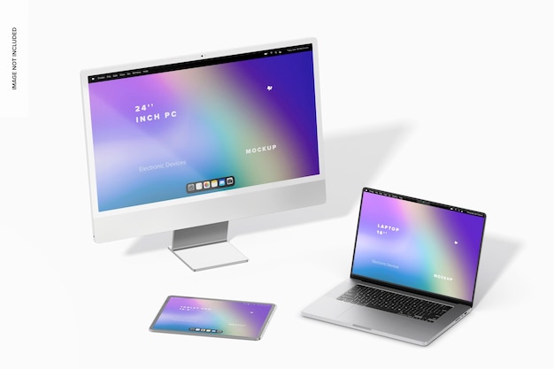 PSD apple multi devices mockup 02