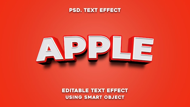 Apple text style effect