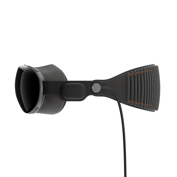 PSD apple vision pro negro visión izquierda