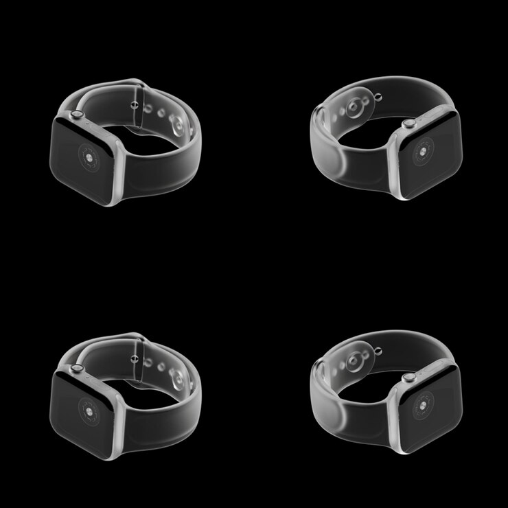 PSD apple watch isometrico in vetro smerigliato2