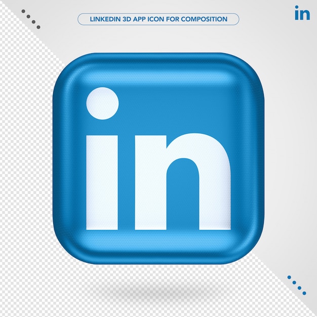 PSD application linkedin 3d