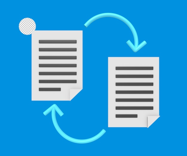 PSD application de roulement de documents