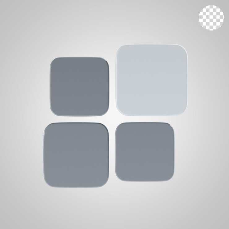PSD apps 3d icon and illustration