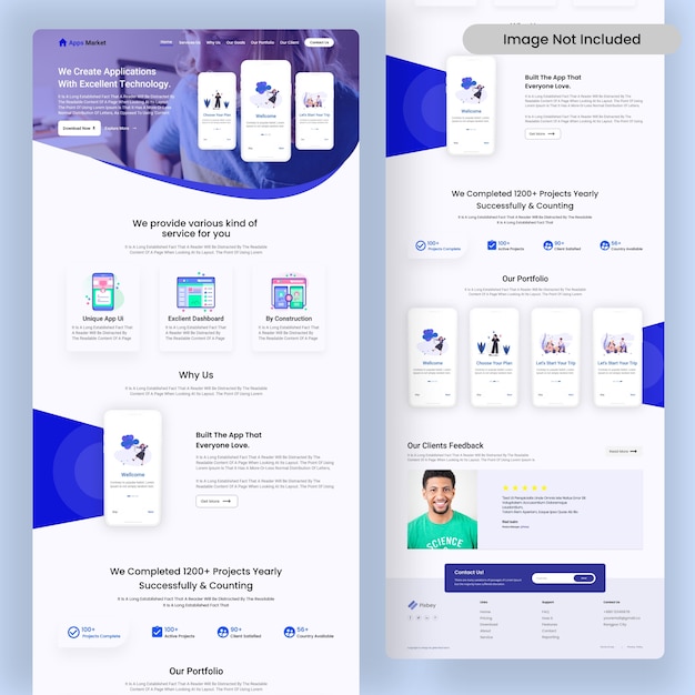 Apps Creator Online-Agentur-Landingpage