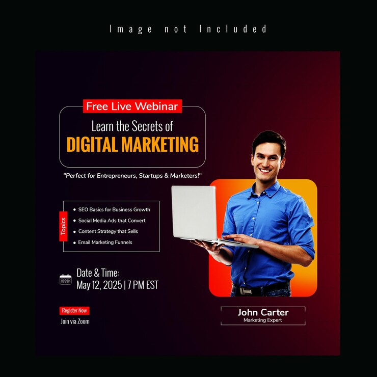 Aprenda los secretos del marketing digital en un seminario en vivo gratuito