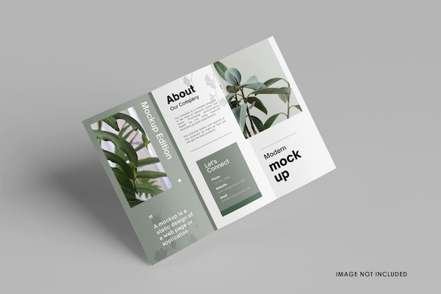 Apri brochure a tre ante