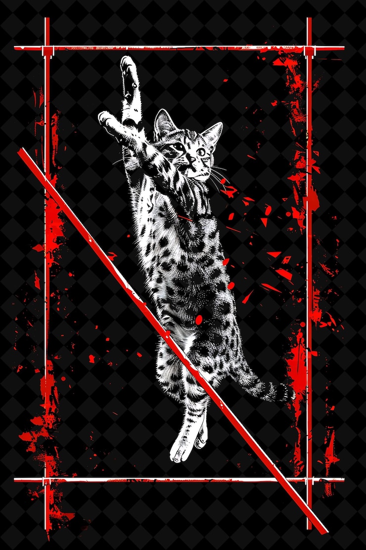 PSD apri il mondo dei gatti con disegni di immagini png personalizzati per decorazione e stampa