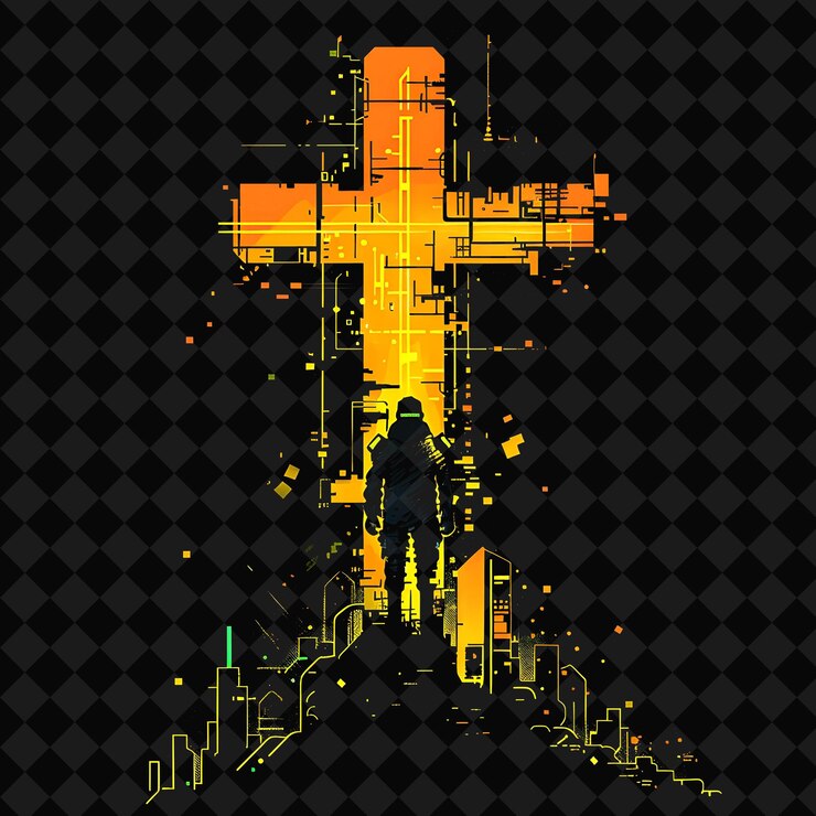 PSD apri il mondo dei personaggi di guerra e il paesaggio naturale con y2k inspired design png glowing art collages