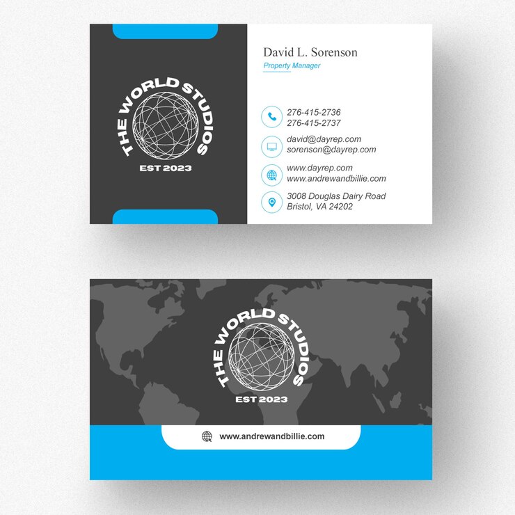 PSD aprovechamiento de las tarjetas de visita en psd