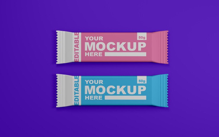 Aproxime-se do Realistic Snackbar Mockup Design