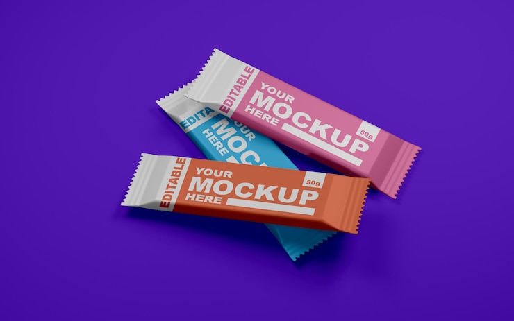 Aproxime-se do Realistic Snackbar Mockup Design