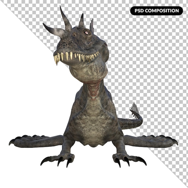 Aquadron Dinosaurier isoliert 3d