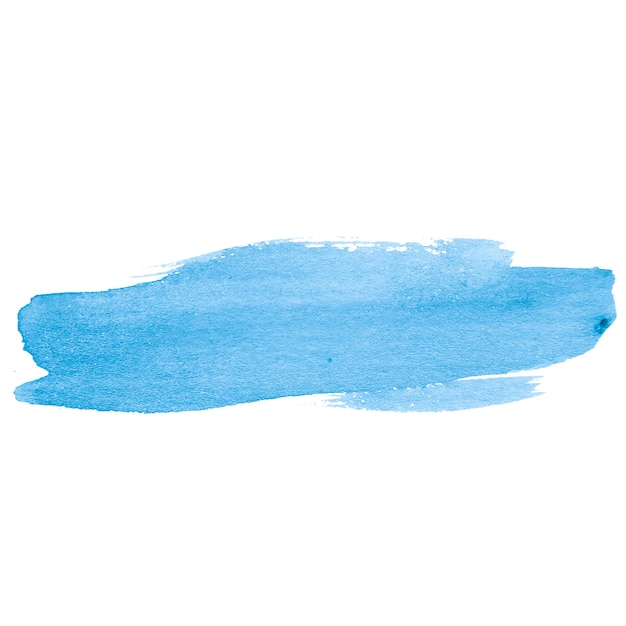 Aquarell gemalte Spritzer Handgezeichnete Designelemente isoliert auf weißem Hintergrund