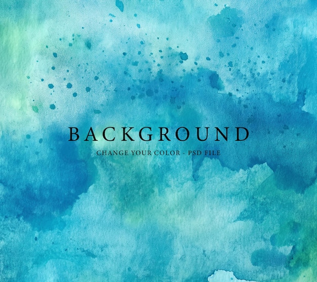 Aquarell hellgrüner Gradient Hintergrund handgemalt