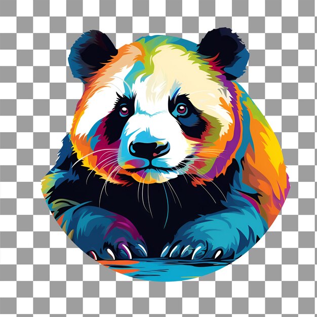 PSD aquarell-panda