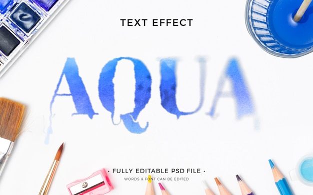 Aquarell-texteffekt