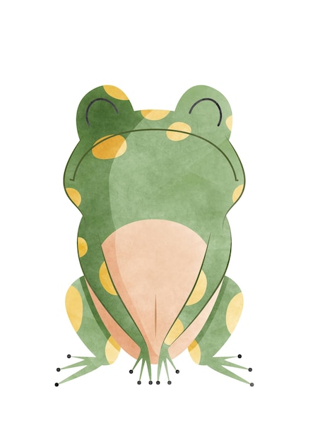 PSD aquarellfrosch