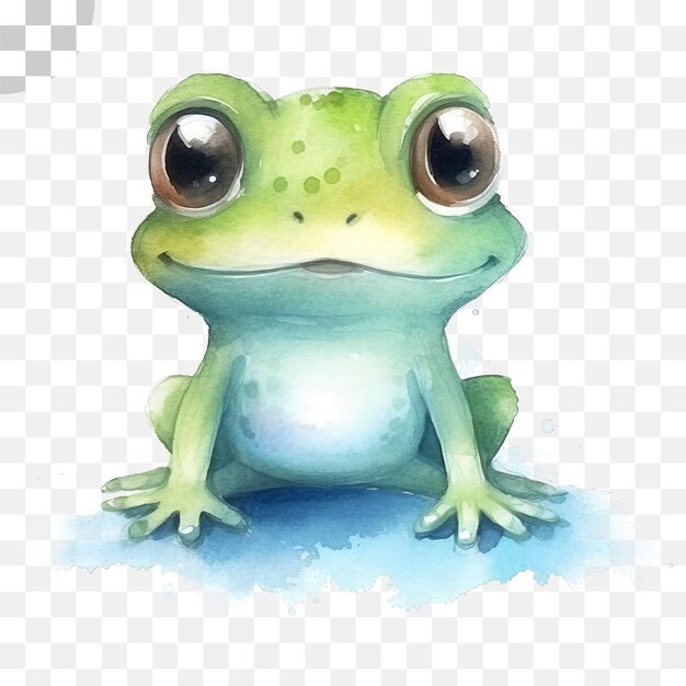 PSD aquarellfrosch