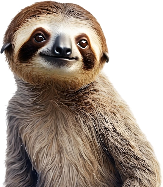 PSD aquarellmalerei eines niedlichen sloths