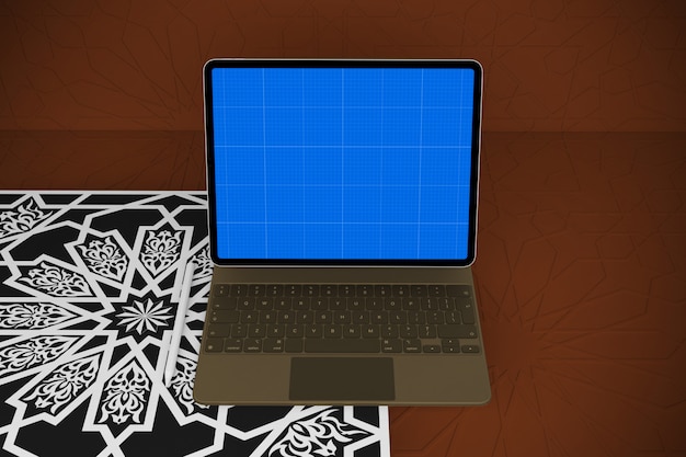 PSD arabisches tablet & tastatur modell