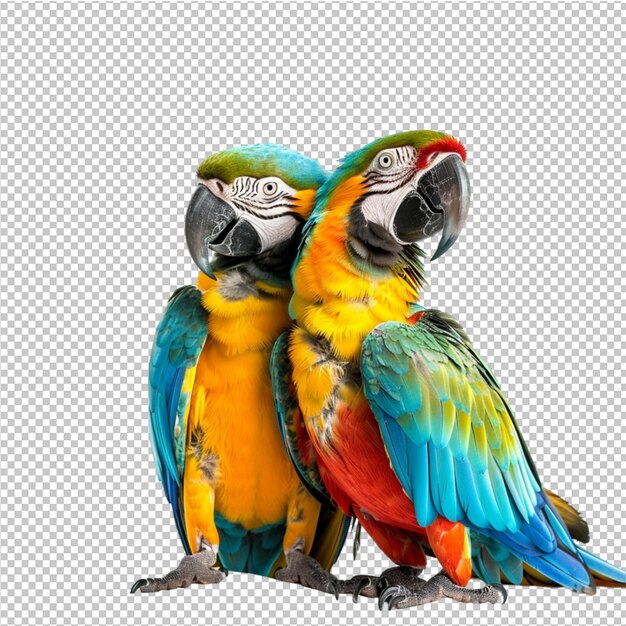 Arara-papagaio colorido