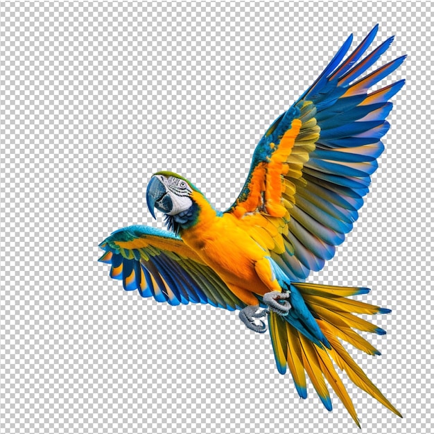 PSD arara-papagaio colorido