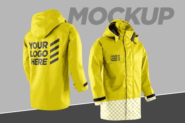 PSD arbeitsjacke mockup