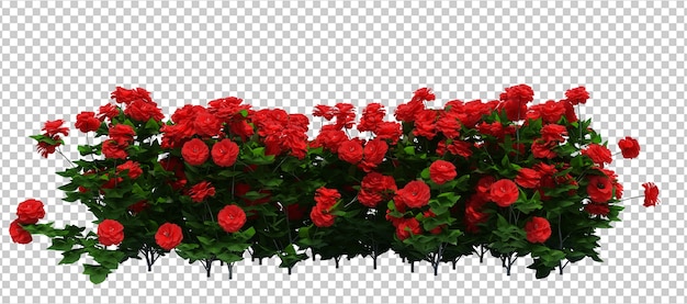 Árbol de cepillo de render 3D aislado