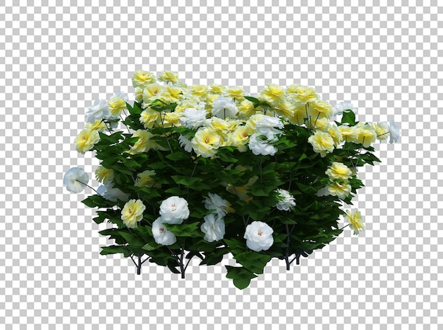 Árbol de cepillo de render 3D aislado