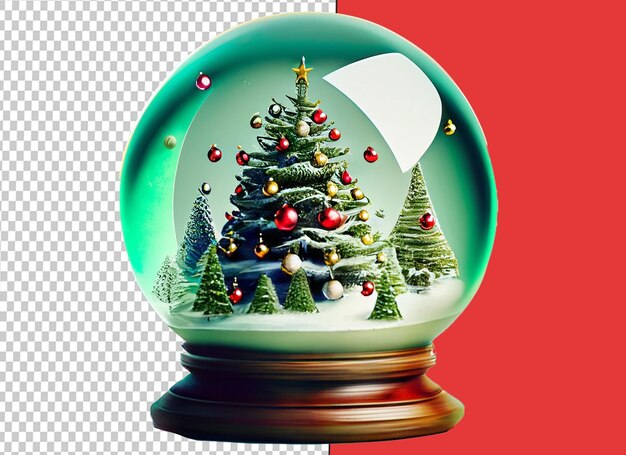 Árbol de concepto de globo de navidad