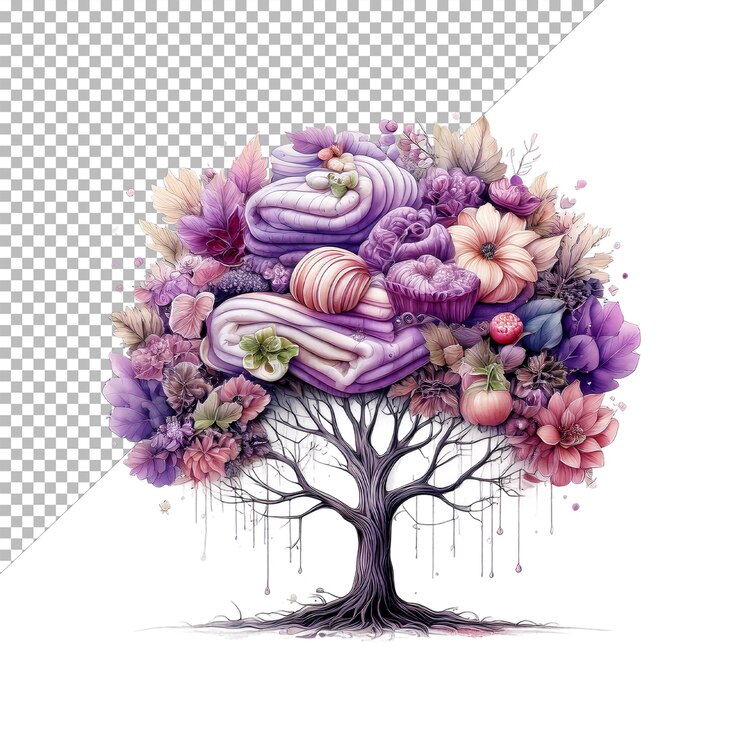 PSD árbol de dulces dulces