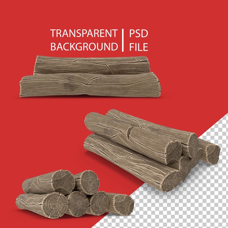 PSD árbol de madera png