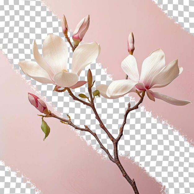 PSD Árbol de magnolia en flor