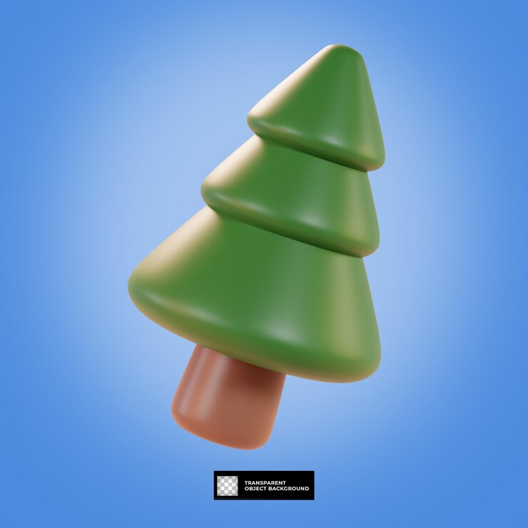 PSD árbol de navidad 3d