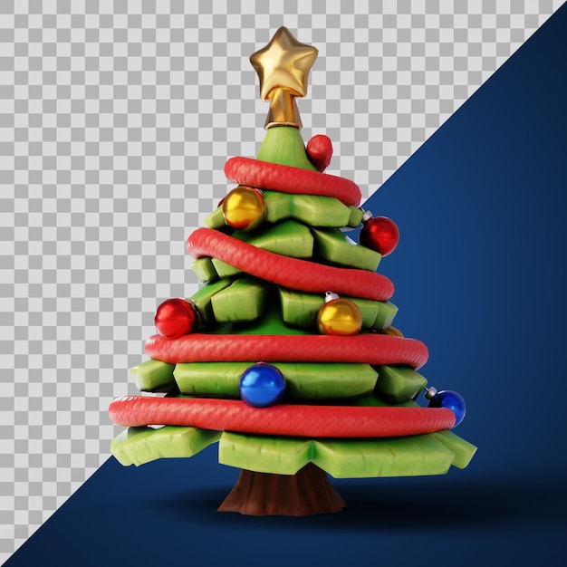 PSD Árbol de navidad estilizado