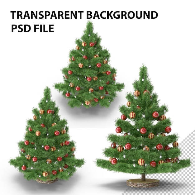 PSD arbol de navidad png