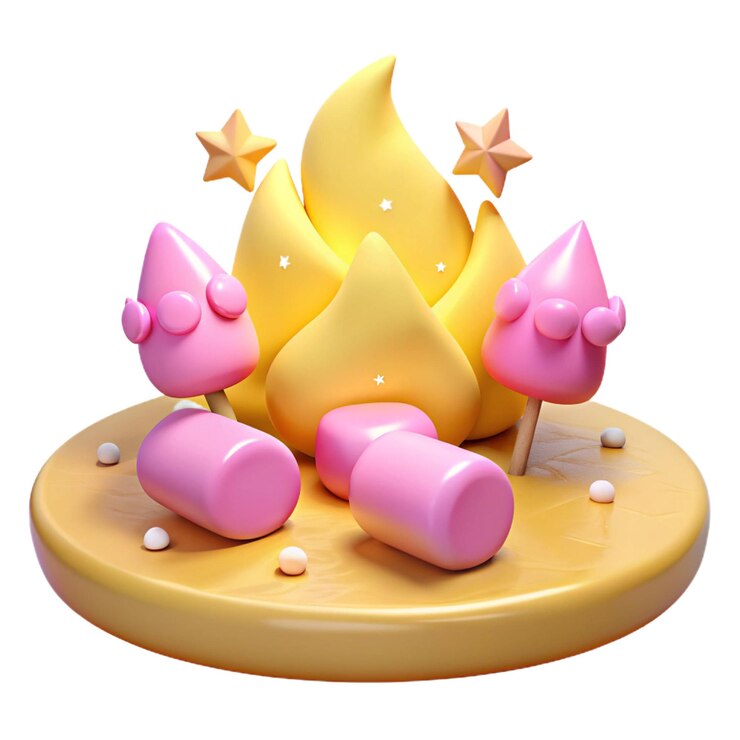 PSD un árbol de navidad rosa con una estrella en él