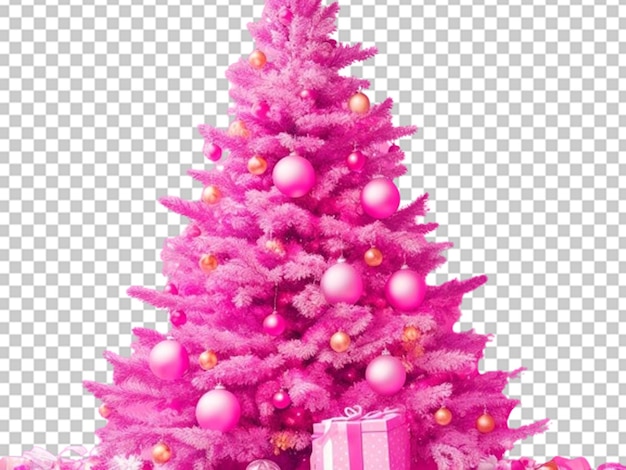 PSD Árbol de navidad rosado