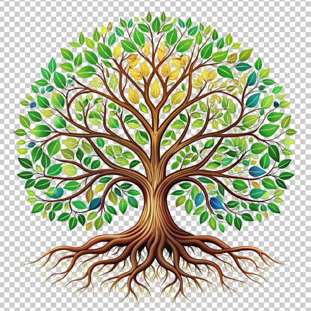 PSD de un árbol de la vida clipart39 en un fondo transparente